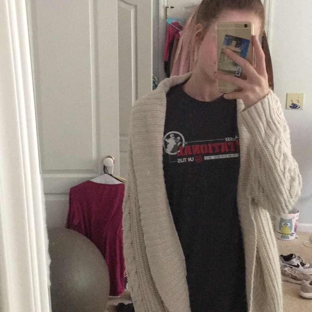 A cardigan